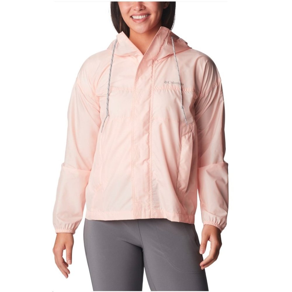 Columbia Flash Challenger Blush Pink Windbreaker, Size M